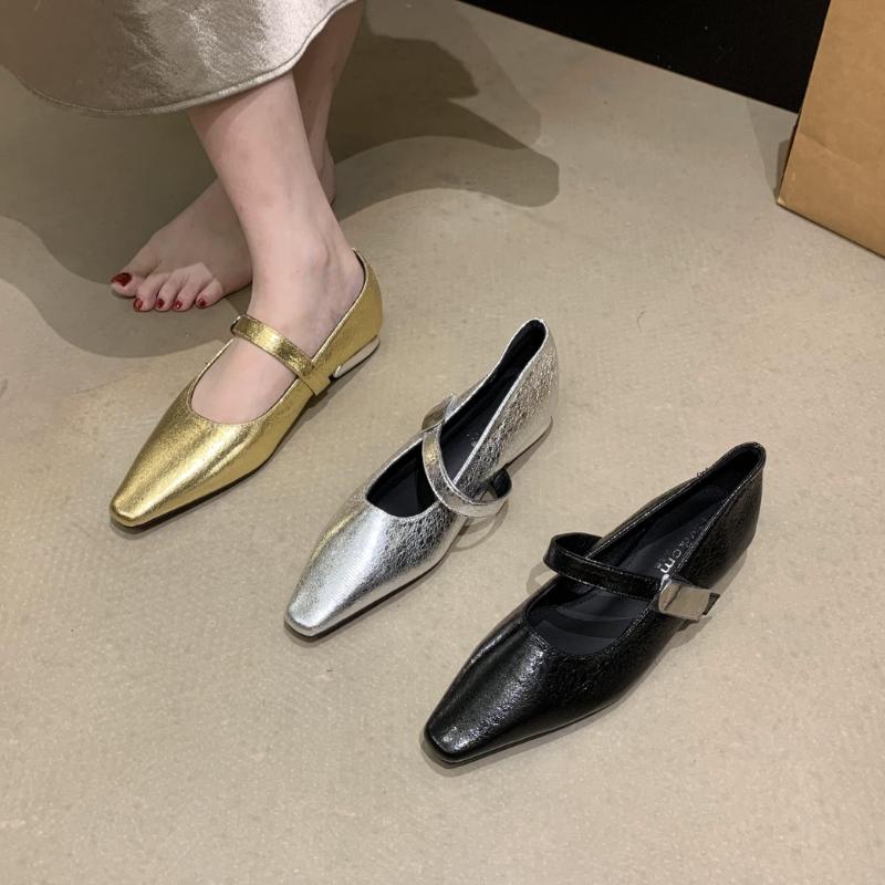 Fashion Elegant Women Flats Shoes Luxury New Shoes Fashion Sandals Designer 2025 Summer Party Shallow Shoes Brand Woman Zapatillas Mujer