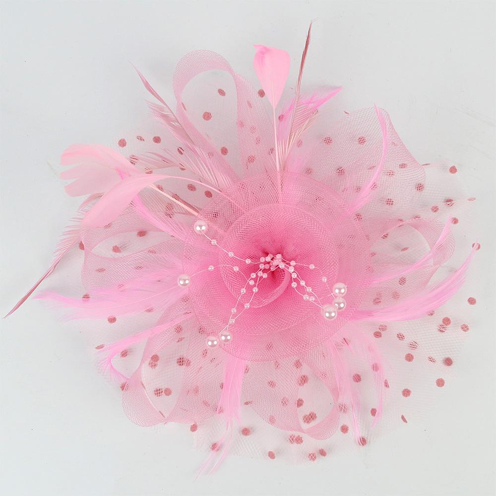 Wedding Feather Headpiece & Gloves Set Cocktail Tea Party Headband  for Women Girls