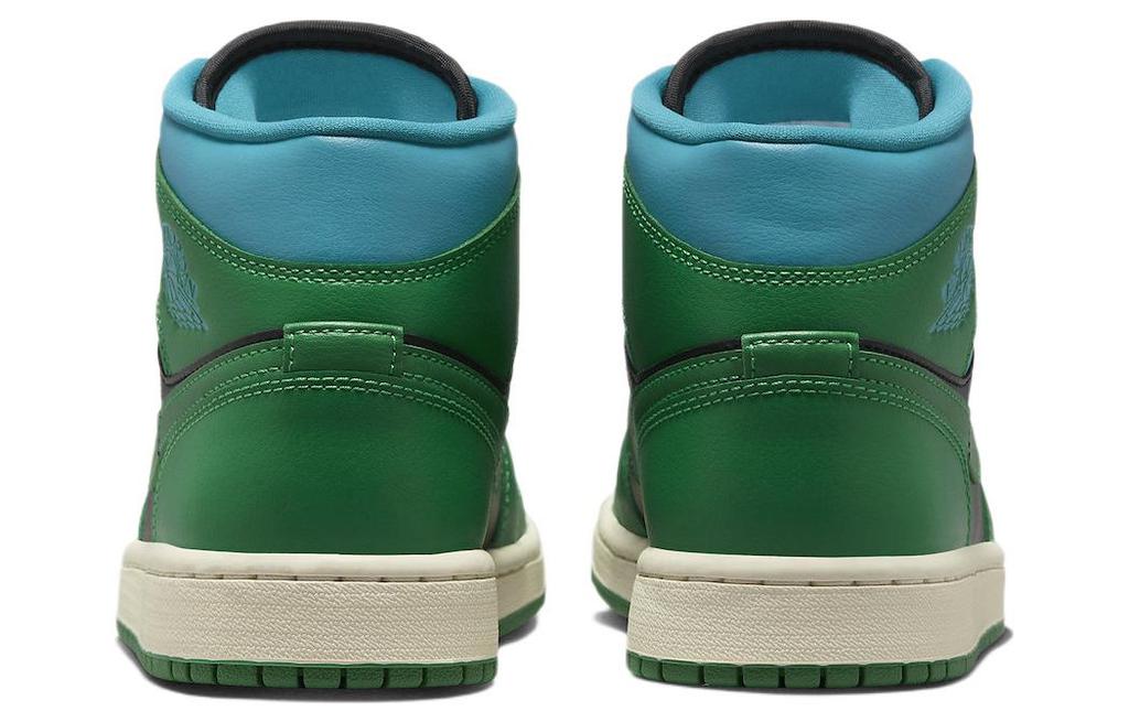 Jordan 1 Mid Lucky Green Aquatone Women's BQ6472-033