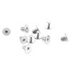 10pcs Brass Rivet Studs Screw Back Round   Leathercraft Parts
