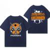 2025 Summer New Rock Drum Guitar and Instrument Printed Graphic T-shirts for Men and Women Short-sleeved T-shirts Streetwear