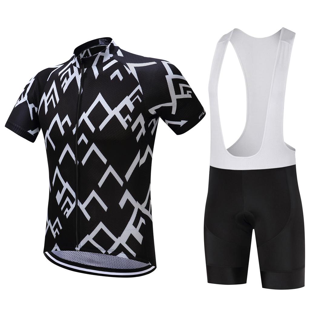 Men's Short Sleeve Cycling Wear Set Quick Dry Biking Shorts for Professional 2026 Summer Breathable Outdoor Sports Cycling Suit Set