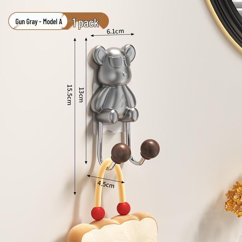 Little Bear No-Drill Wall-Mount Bathroom Basin Rack
