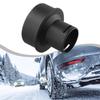 Car Heater Accessory Parking Heater Duct Connector Heater Air Outlet 42mm Diameter 75mm Diameter Black Color For Diesel Heater