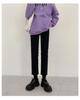 2025 Women's High-Waisted Straight-Leg Jeans, Versatile Korean Style, Loose & Slimming Nine-Point Fit for Spring & Fall