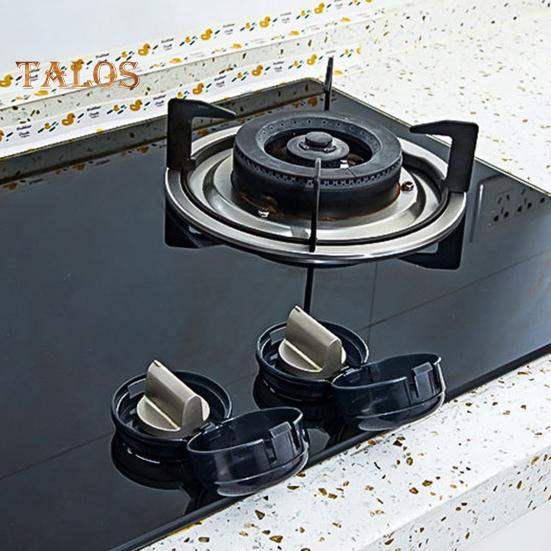 1 пара защитных чехлов для плиты, прозрачные многоразовые открывающиеся ...