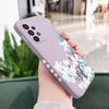 Magnolia Flower Case For Samsung A16 A06 A73 A53 A33 A24 A23 A15 A25 A35 A55 A13 A03S A72 A52S A32 A02S A22 A04S 4G 5G Cover