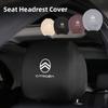 Car Headrest Cover Soft Seat Headrest Cover Car Headrest Cover Dustproof Cover For Citroen C4 C3 C5 C1 Berlingo Celysee Picasso