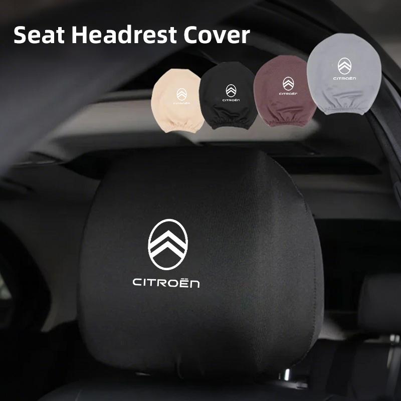 Car Headrest Cover Soft Seat Headrest Cover Car Headrest Cover Dustproof Cover For Citroen C4 C3 C5 C1 Berlingo Celysee Picasso