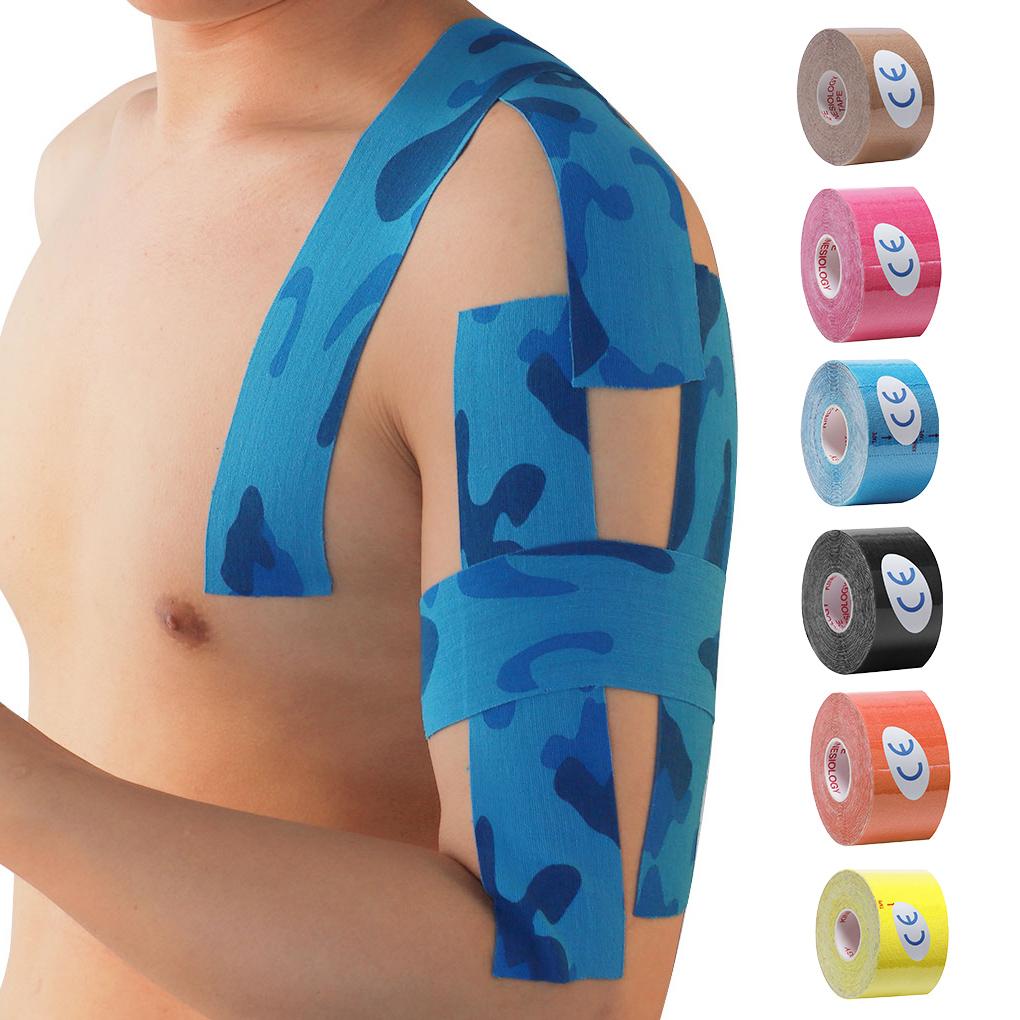 Multi Color Kinesiology Tape Athletic Elastic Tape Relief Muscle Pain Knee Pads For Sport Fitness Bandage 10cm\*5m