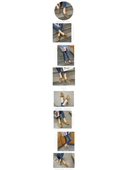 Women's Spring & Summer Lace-Up Flat Bean Shoes - Korean Style, Versatile, Fashionable Social Wear