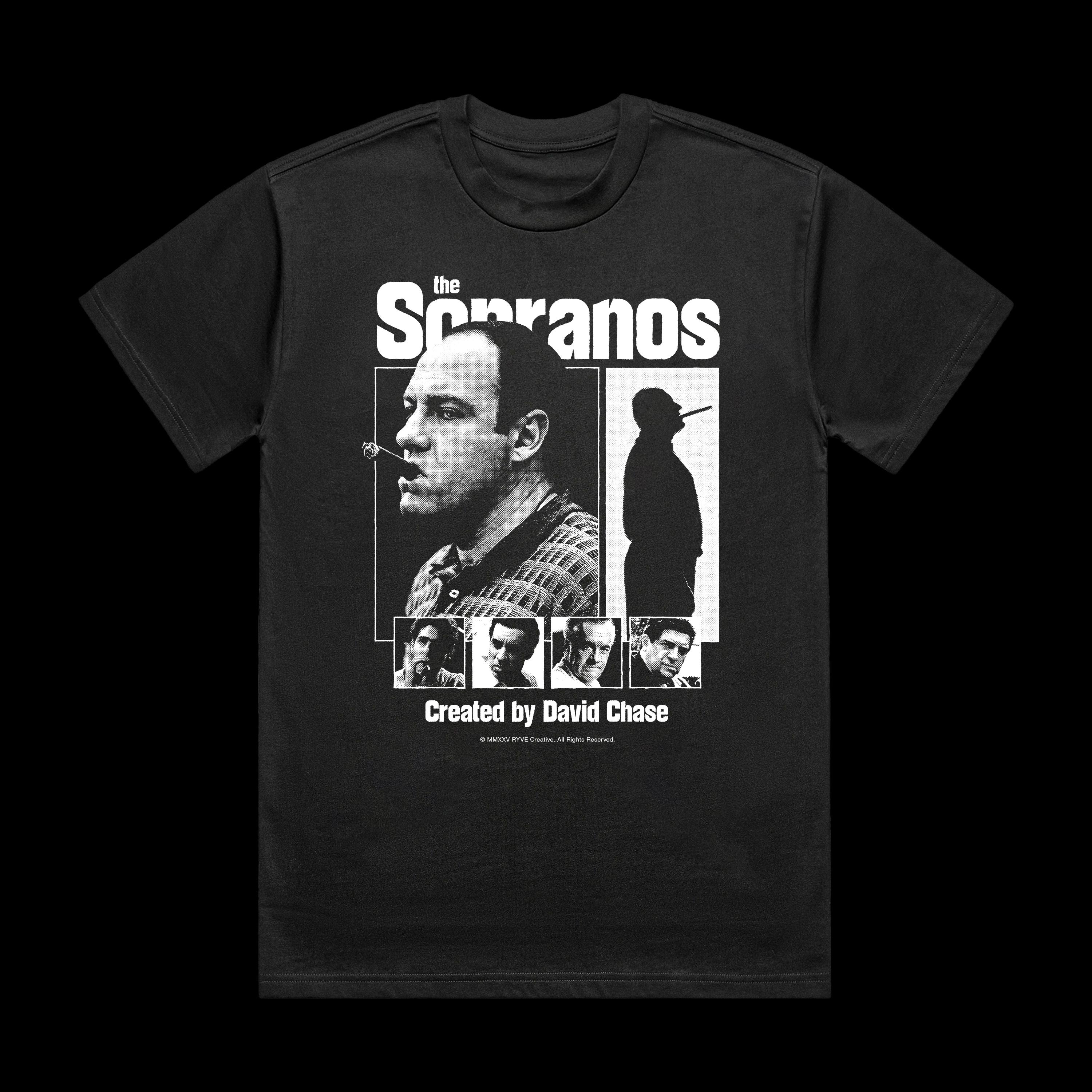Black Family Tshirt Retro Street Mens Tshirt Summer New Style Suitable for Both Men and Women S