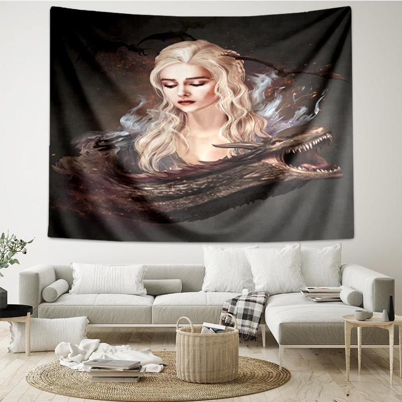 Game Of dragon Fantasy Tapestry Hanging for Bedroom,Livingroom, Playroom,Decor Art Room Wall Tapestry Holiday and Birthday Gifts