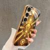 Life Divine Tree Pattern 2D Phone Case for Samsung S26 S25 S24 S23 S22 S21 S20 A56 A36 A16 Golden Glass Protective Cover