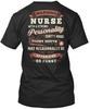 Sarcastic Nurse Premium T Shirt Made In the USA Size S To 5XL