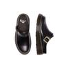 Dr. Martens Leather Fashion Thick Sole Lace-Up Low-Top Casual Shoes Unisex Casual Shoes Black 31525001