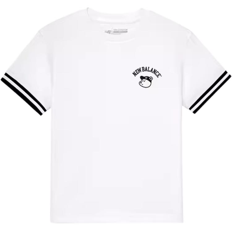 New Balance T Shirt White Kids 7ED2S073-WT 110