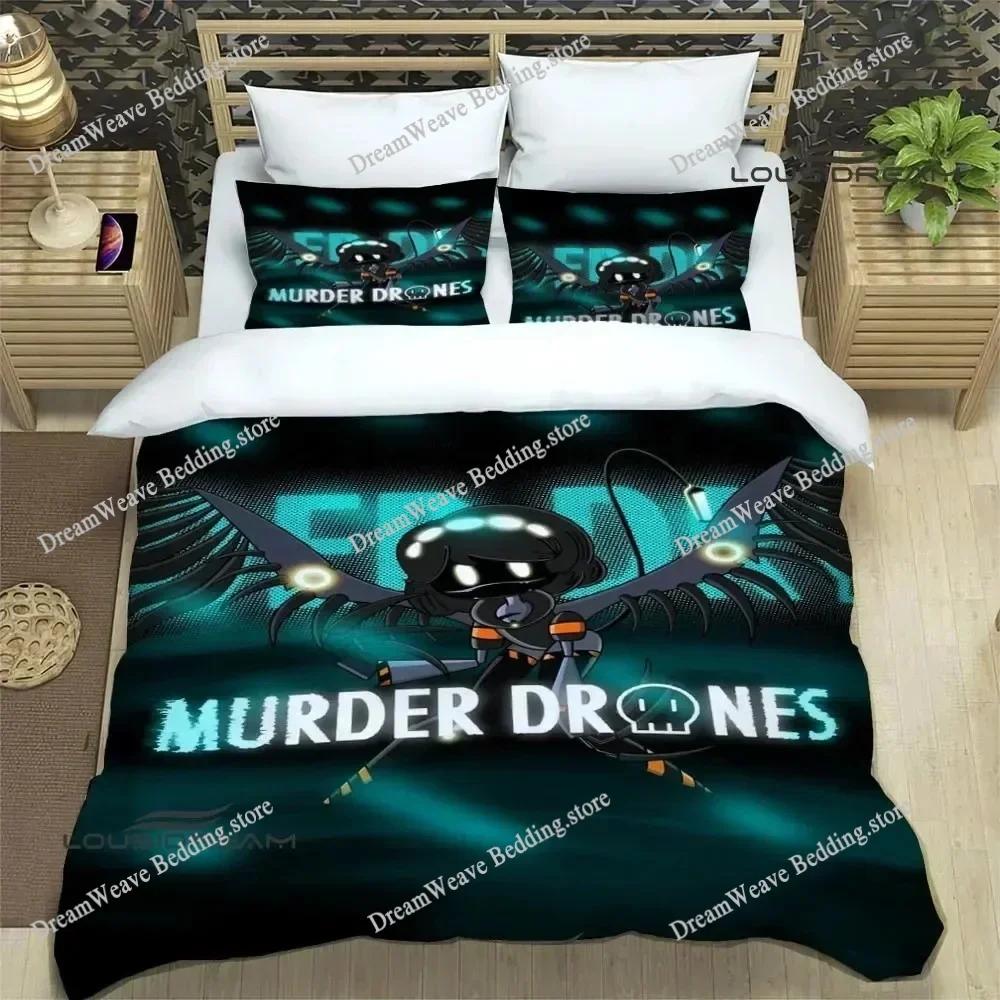 Cartoon M-Murder Drones Bedding Sets Exquisite Bed Supplies Set Duvet Cover Bed Comforter Set Bedding Luxury Quilt Cover963963