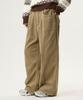 UNKNOWN PLANET Custom One-Pleat Corduroy Pants Beige