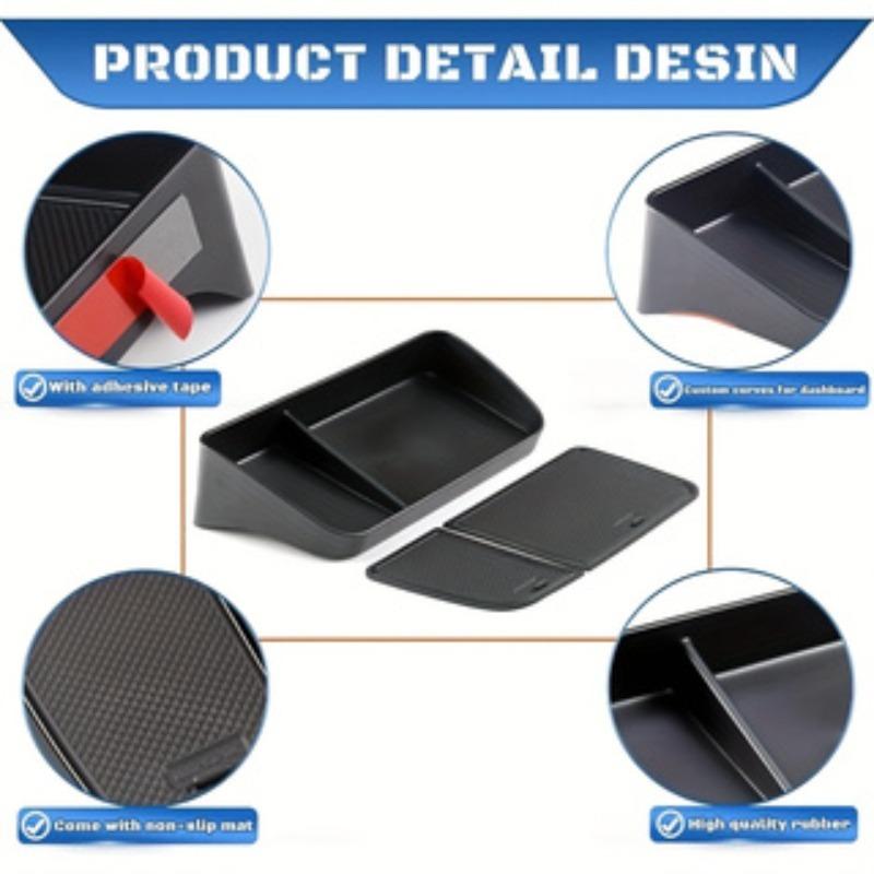 Car Center Console Storage Box Behind Screen Windshield Sunshade UV Protect For Toyota Corolla 2020-2025 Corolla Cross 2022-2025