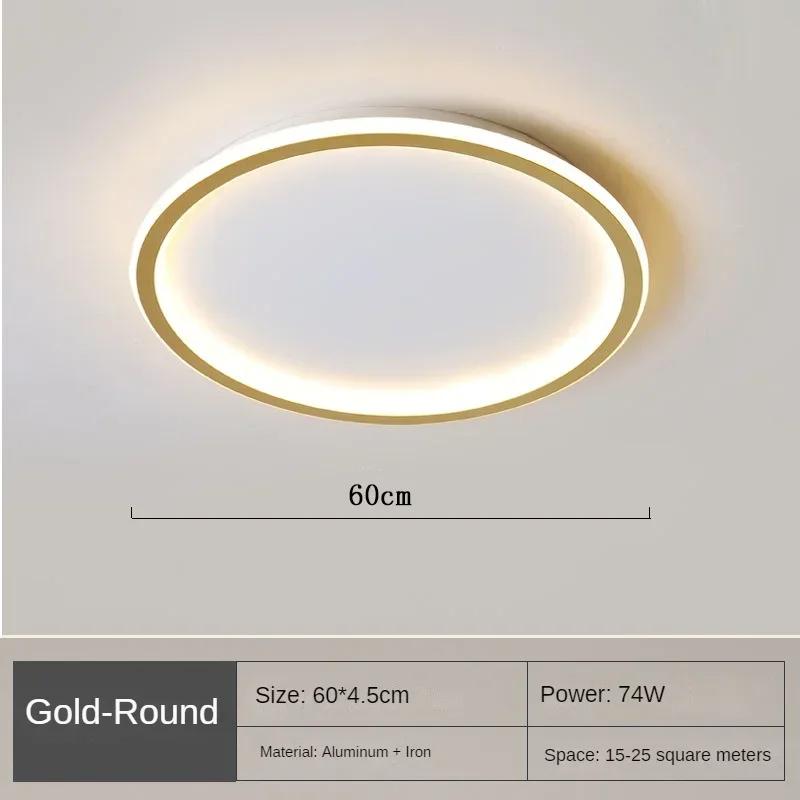 LED Ceiling Chandelier Nordic Simple Round Ceiling Lights Living Dining Room Bedroom Corridor Home Indoor Nordic Lamps Lighting