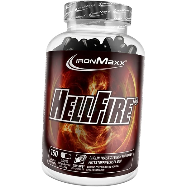 Fatburner Kapseln, Hellfire Fatburner, IronMaxx (02083011)