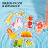 Reusable Jelly Sticker Book Creative Multi-theme Cartoon Stickers DIY Montessori Learning Educational Toy for Kids Gifts