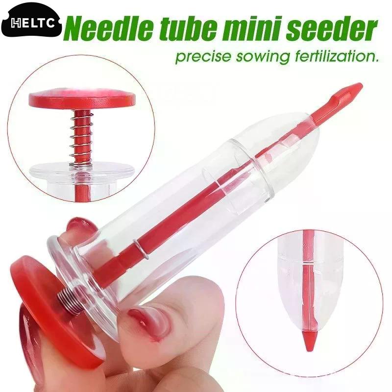2Pcs Garden Sower Planter Mini Manual Seeder Dispenser For Seeding Flower Pot Flower Bed Gardening Seeder Tool