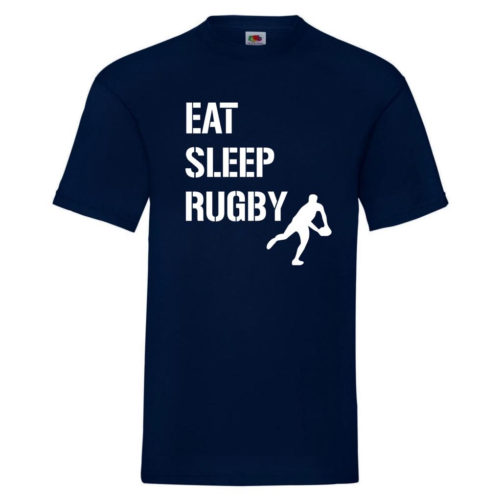 Rugby Shirt, Eat Sleep Rugby, Funny Rugby T-Shirt, rugby player, rugby fan gift