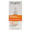 Balance Active Formula 5% Aktivt C-vitamin Uppljusande Serum 30 ml | Glöd & Lyster | Ljusare Hudton | Förbättrar Hudtonen | Minskar Mörka Fläckar