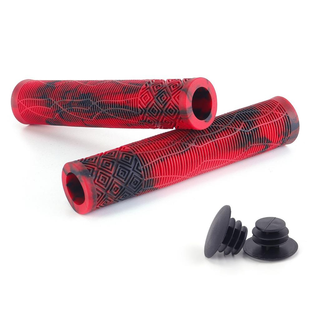 1 Pair Rubber Bike Rubber Handle Grips Longneck Bars Bike Bar Covers for Mountain Bicycle