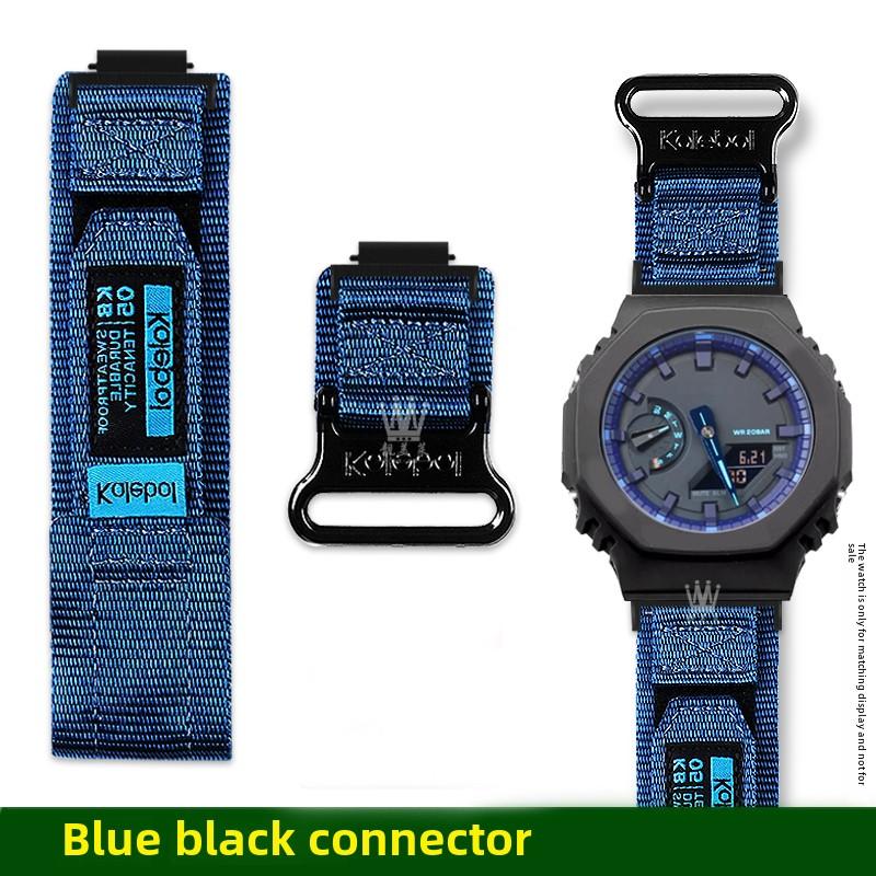 GA2100 Design s poutkem Plátěný řemínek Pro Casio G-SHOCK 5611 GA-2100 GA-2110 GA-B2100 Pánský Venkovní sport Nylonový řemínek na hodinky příslušenství