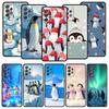 Penguin Kawaii Cute Phone Case for Samsung A17 A13 A15 A25 A35 A51 A55 A71 A21S A11 A31 A41 A23 A53 A73 5G A03S A05s Cover