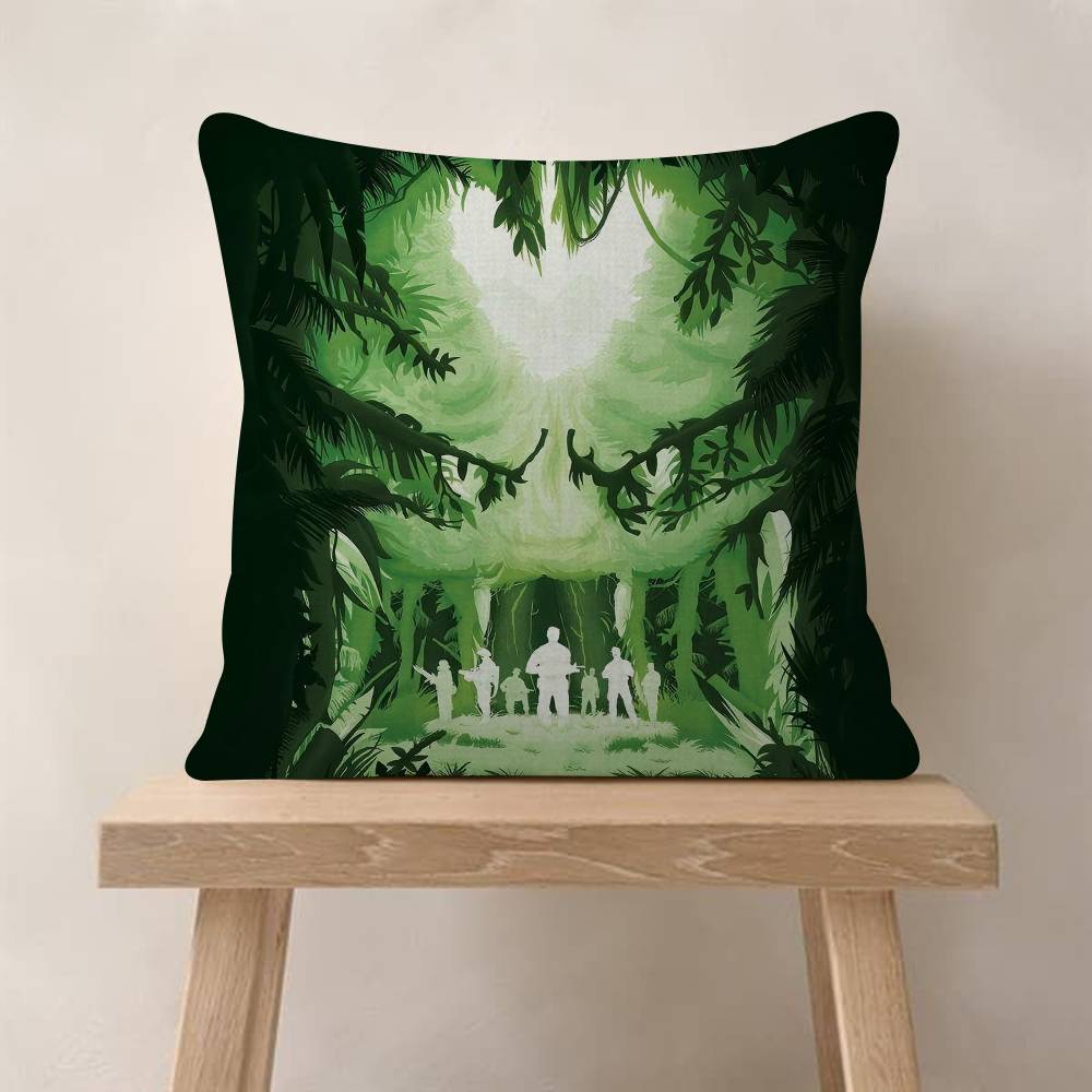 1PC The Predator Maple Design Cushion Cover Happy Autumn Harvest Decor Holiday Decorati Pillow Cover