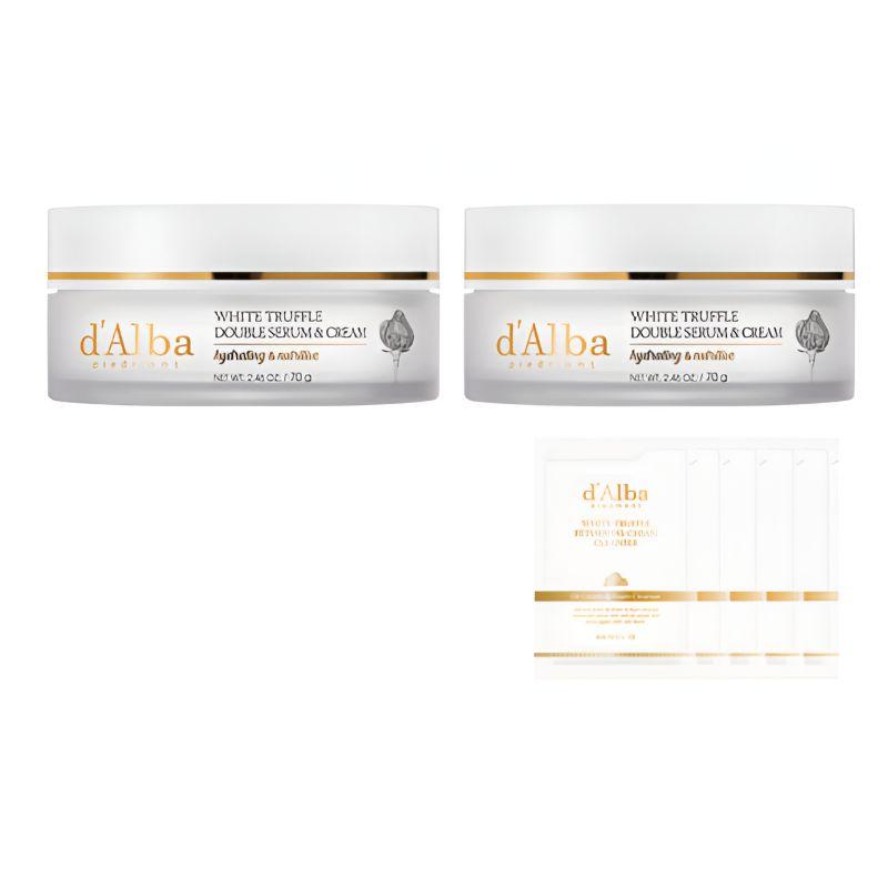 

d’Alba White Truffle Double Serum & Cream Set (70g x 2 + Mild Acidic Gel Cleanser 15ml)
