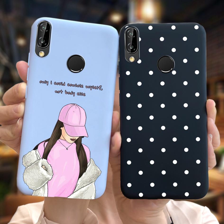 For Huawei P20 Lite Case Phone Cover Cute Love Heart TPU Protective Bumper Shell For Huawei P20 Lite ANE-LX2 Nova 3E Soft Fundas