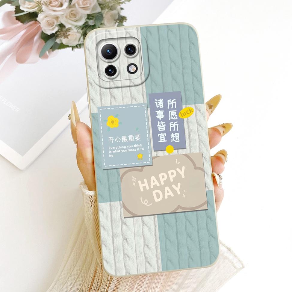 For Xiaomi Mi 11 Lite Casing For Xiaomi Mi 11 Lite 5G Cover Fashion Cartoon Cute Funny Painted Silicone Phone Case