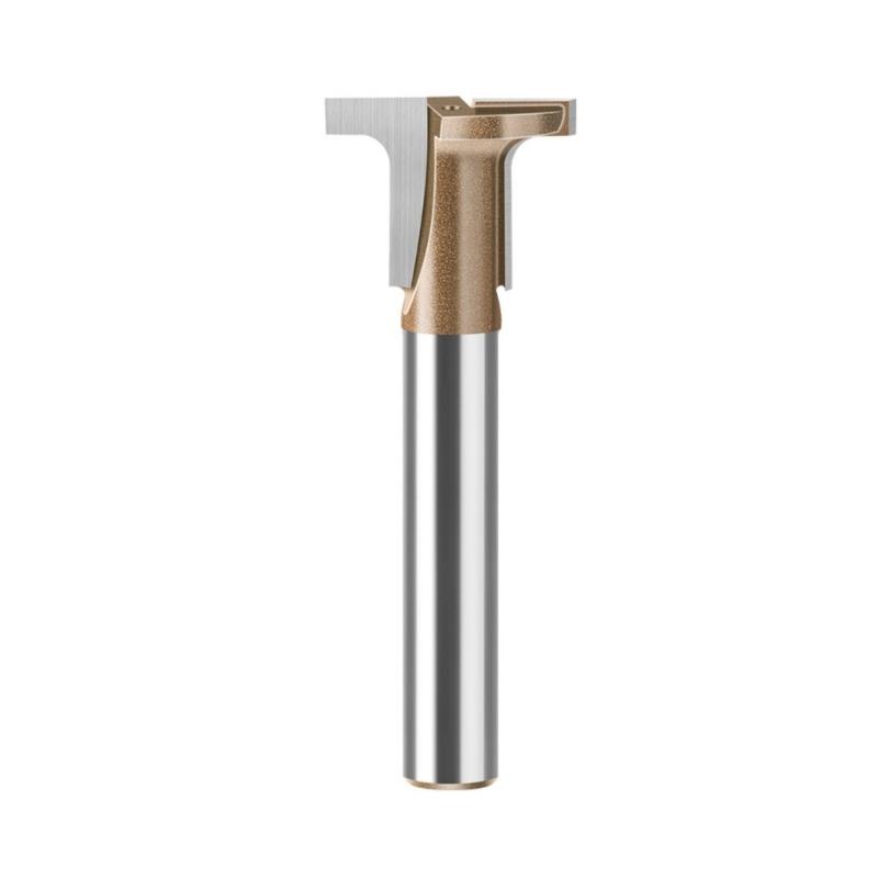 T Slot Semi Round Flat Bottom Router Bit Suitable for Woodworking Bending and Slotting Smooth Cutting Accurate Grooving