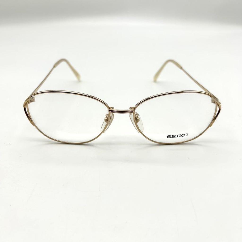 [USED] Seiko Eyeglasses, Eyeglass Frames, Old Vintage Fashion Glasses, Logo