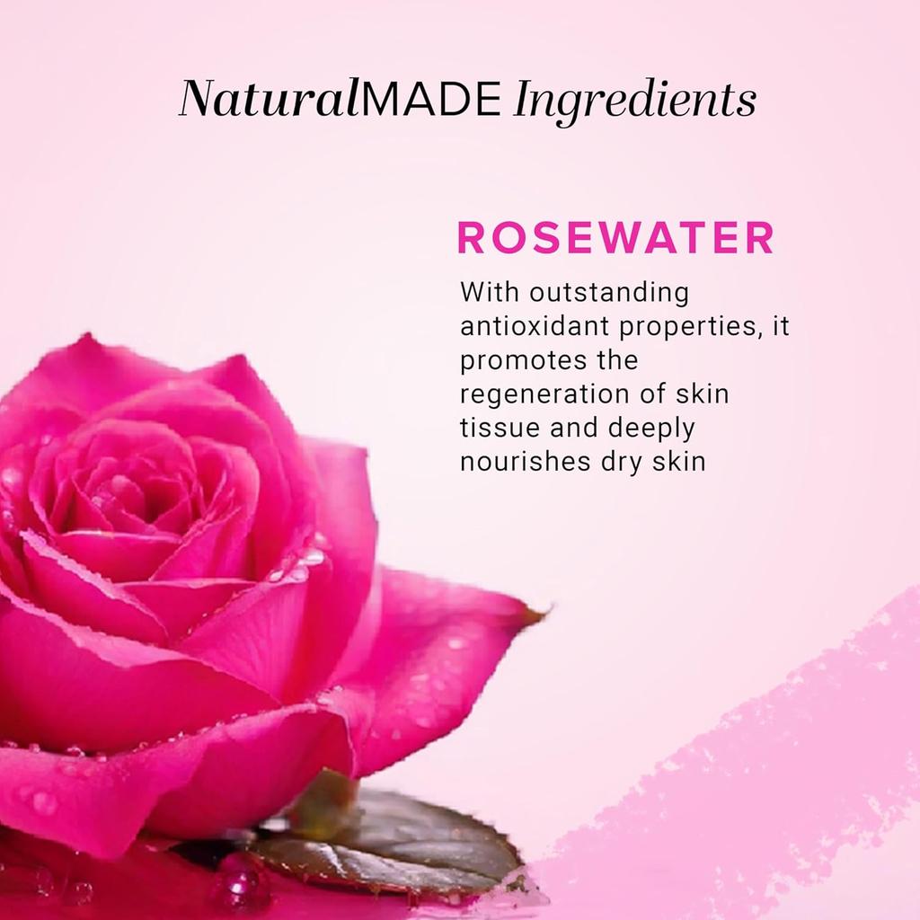 KHADI NATURAL Ayurvedic Rosewater Handmade Soap 5x125 G Pack Hydrating Soft Skin Cleanser
