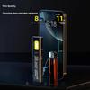 NEW  LED Keychain Flashlight USB C Rechargeable 550Lm Portable Mini Torch Pocket Lantern Flood Work Light With Magnet