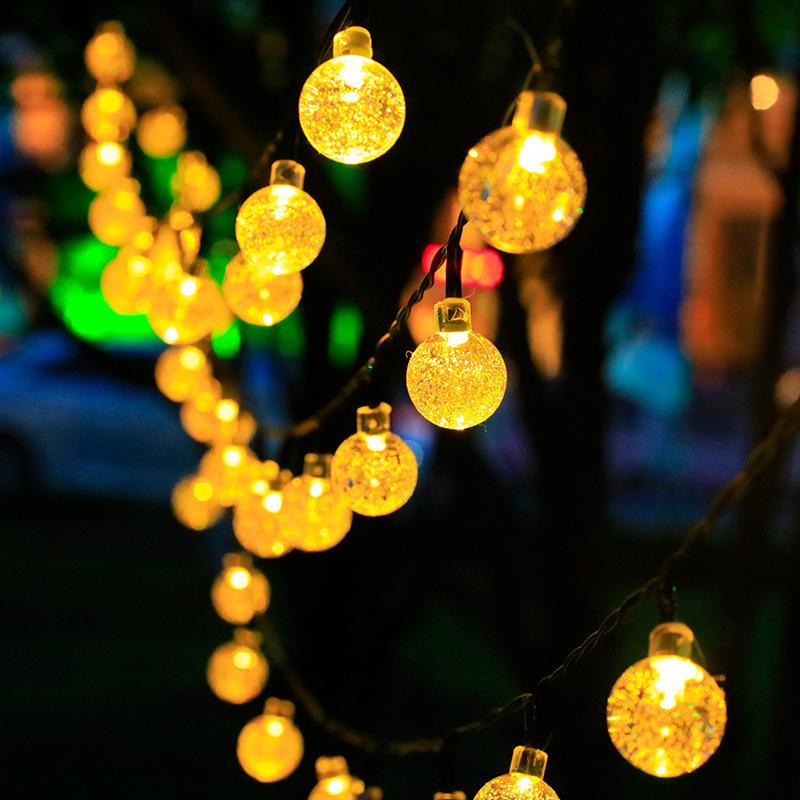 2025 New Year Solar String Lights Courtyard Bee Led Lights Outdoor Waterproof Powered Patio Light Christmas Decorations 224