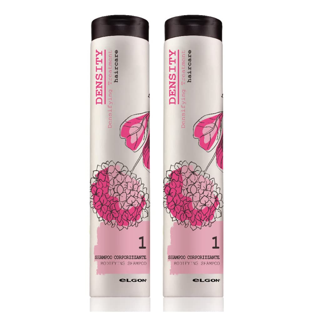 

eLGON Density Bodifying Shampoo [Firmness and Volume Care] Salon Exclusive 250ml Value Set of 2