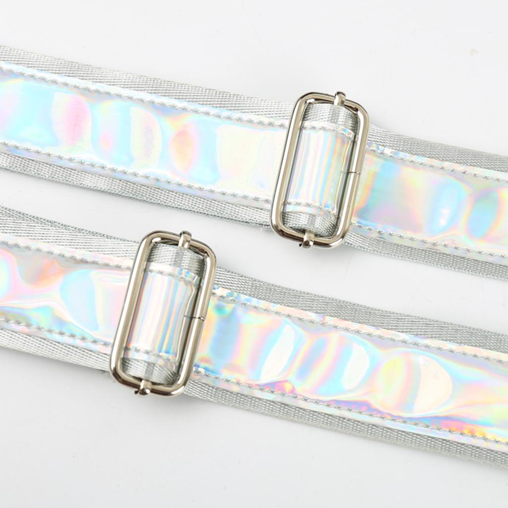 Transparent Acoustic Folk Guitar Case Shiny Straps Parts