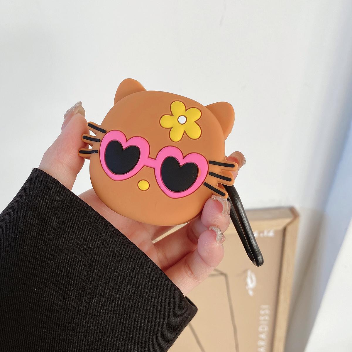 

Чехол для наушников с милым котом для Galaxy Buds FE Samsung Galaxy Buds Pro Galaxy Buds 2 Pro Buds Live Galaxy Buds2, защитный чехол для беспроводных наушников Galaxy Buds FE