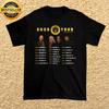Foghat 50th Anniversary 2025 Tour  Dates T Shirt Black All Size Gift Unisex T-Shirt