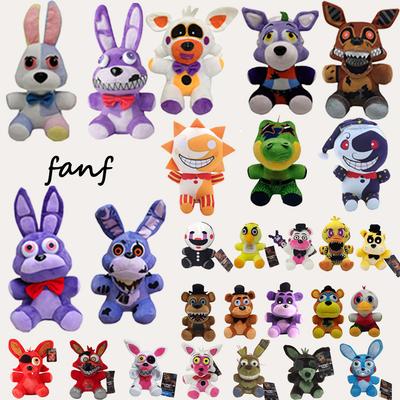 Fünf Nächte bei Freddy Fnaf Niedliche Plüschtiere Spielpuppe 18 cm Bonnie Bär Foxy Cartoon Stoffpuppen Freddy Spielzeug für Kinder Geschenke