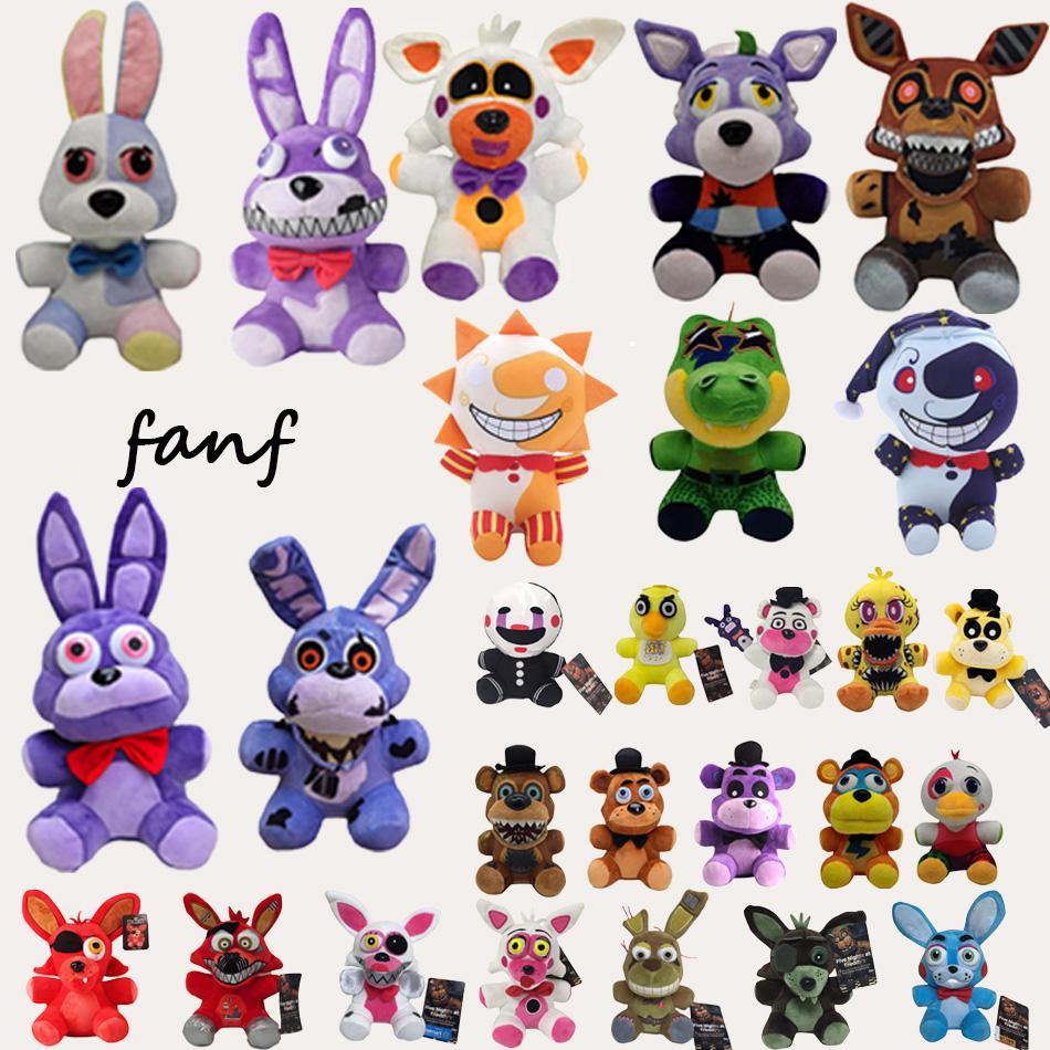 18 CM Five Night At Freddy Fnaf Urocze Pluszowe Zabawki Lalka z Gry Niedźwiedź Bonnie Foxy Kreskówkowe Pluszowe Lalki Zabawki Freddy Dla Dzieci Prezenty