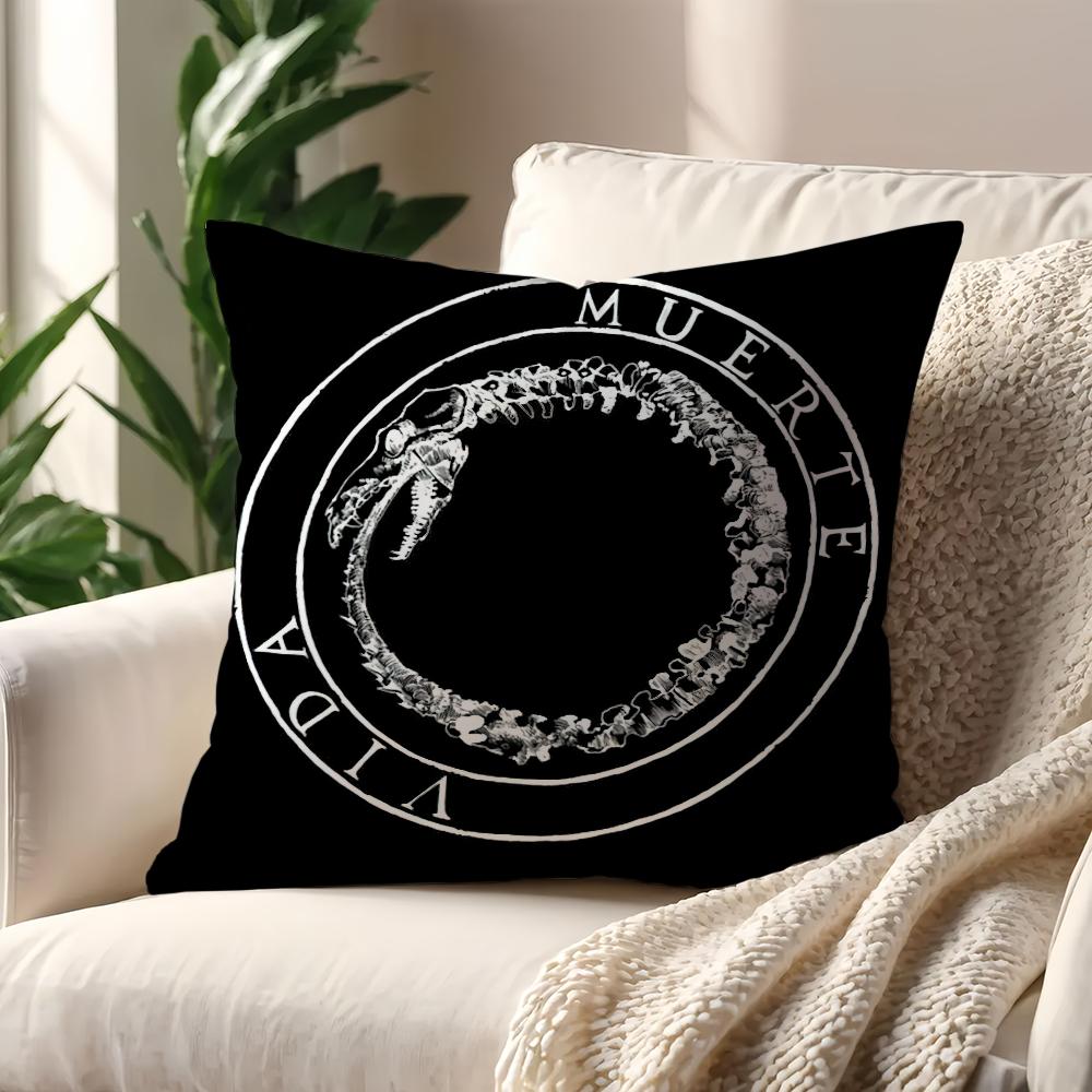 Rapper CCanserbero Cushion Cover For Pillow Printing Sofa Decoration Home Car Room Coffee Shop Office Nordic Simplicity
