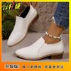 Niche design casual pointed thick heel women's single shoes spring and autumn new fashion versatile comfortable single shoes women
